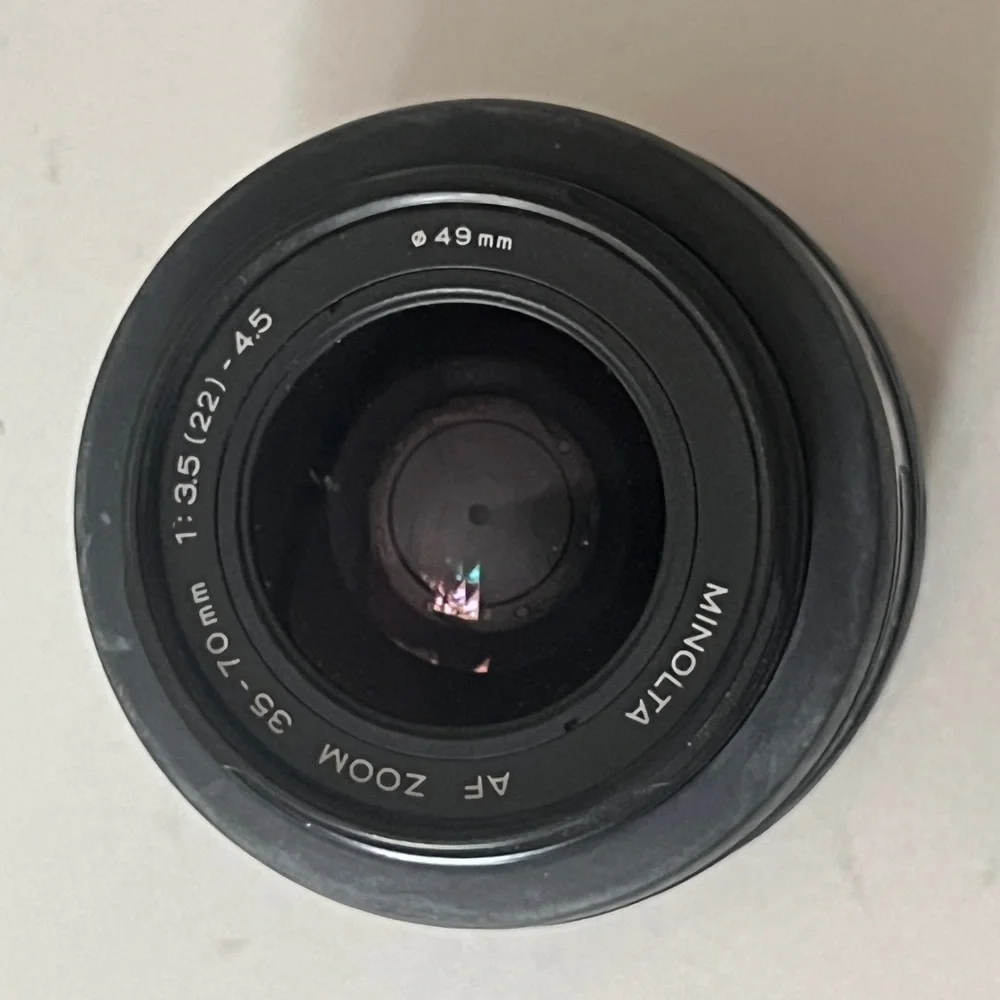 Minolta AF Zoom 35-70mm 1:35(22)-45 Lens for Sony Minolta A Mount Japan Ø49mm